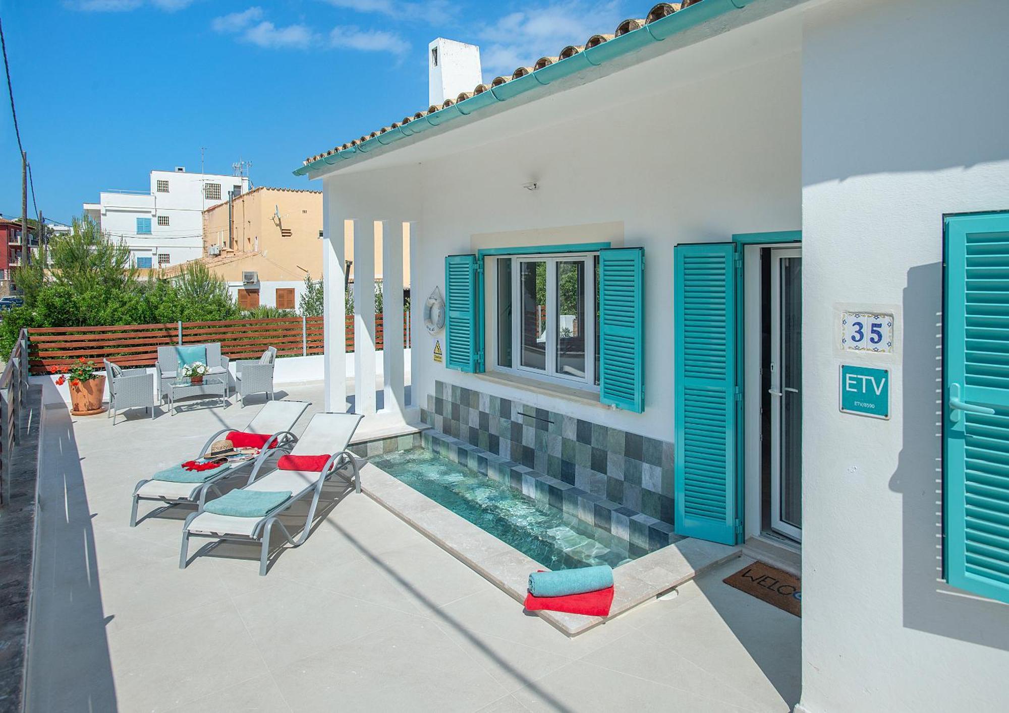 Owl Booking Villa Beach House Magdalena - 5 Min Walk To The Beach Cala de Sant Vicenc Buitenkant foto